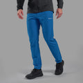 Neptune Blue Montane Men's Dynamic Lite Stretch Pants Model Front MDLPRNEP