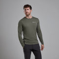 Caper Montane Men's Dart Long Sleeve T-Shirt Model Front MDLSTCAP