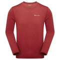 Dark Maple Montane Men's Dart Long Sleeve T-Shirt Front MDLSTDAM