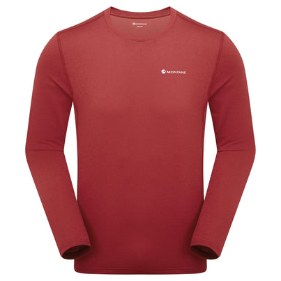 Dark Maple Montane Men's Dart Long Sleeve T-Shirt Front MDLSTDAM