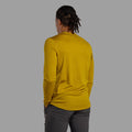 Ginkgo Gold Montane Men's Dart Long Sleeve T-Shirt Model Back MDLSTGIN