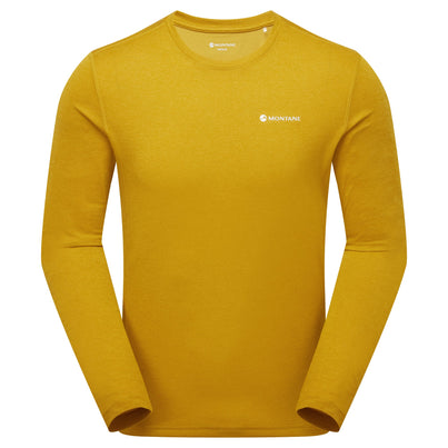 Ginkgo Gold Montane Men's Dart Long Sleeve T-Shirt Front MDLSTGIN