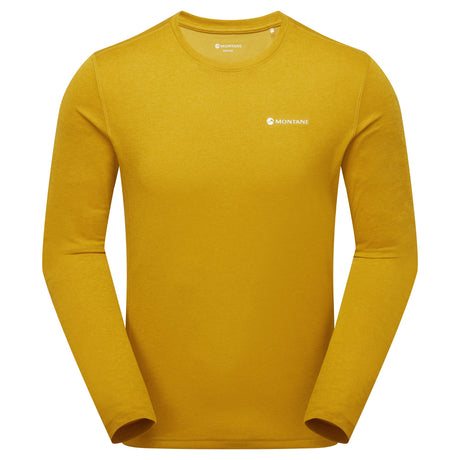 Ginkgo Gold Montane Men's Dart Long Sleeve T-Shirt Front MDLSTGIN