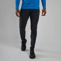 Black Montane Men's Dynamic Nano Pants Model Front MDNPRBLA