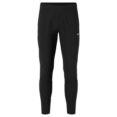 Black Montane Men's Dynamic Nano Pants Front MDNPRBLA
