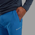 Neptune Blue Montane Men's Dynamic Nano Pants Model 4 MDNPRNEP