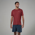 Dark Maple Montane Men's Dart Nano T-Shirt Model Front MDNTSDAM