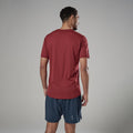 Dark Maple Montane Men's Dart Nano T-Shirt Model Back MDNTSDAM