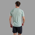 Sea Mist Montane Men's Dart Nano T-Shirt Model Back MDNTSSEA