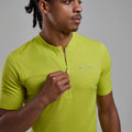 Citrus Spring Montane Men's Dart Nano Zip T-Shirt Model 3 MDNZTCSP