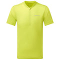 Citrus Spring Montane Men's Dart Nano Zip T-Shirt Front MDNZTCSP