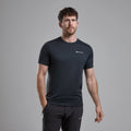 Black Montane Men's Dart T-Shirt Model Front MDTTSBLA