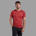 Dark Maple Montane Men's Dart T-Shirt Model Front MDTTSDAM