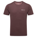 Dark Garnet Montane Men's Dart T-Shirt Front MDTTSDGA