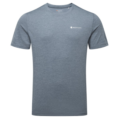 Stone Blue Montane Men's Dart T-Shirt Front MDTTSSTB