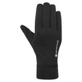 Black Montane Dart XT Thermal Liner Gloves Model Front MDXTLBLA