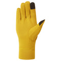 Ginkgo Gold Montane Dart XT Thermal Liner Gloves Model Back MDXTLGIN