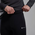 Black Montane Men's Fury Lite Fleece Pants Model 4 MFLTPBLA