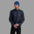 Eclipse Blue Montane Men's Fortes Nano Insulated Half-Zip Jacket Model 3 MFONPECL