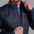 Eclipse Blue Montane Men's Fortes Nano Insulated Half-Zip Jacket Model 7 MFONPECL