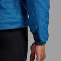 Neptune Blue Montane Men's Fortes Nano Insulated Half-Zip Jacket Model 3 MFONPNEP