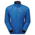 Neptune Blue Montane Men's Fortes Nano Insulated Half-Zip Jacket Front MFONPNEP