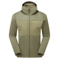 Caper Montane Men's Fury XT Hooded Fleece Jacket Front MFRXHCAP
