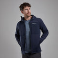 Eclipse Blue Montane Men's Fury XT Hooded Fleece Jacket Model 5 MFRXHECL