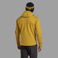 Ginkgo Gold Montane Men's Fury XT Hooded Fleece Jacket Model Back MFRXHGIN