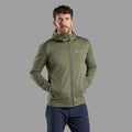 Caper Montane Men's Fury Lite Hooded Fleece Jacket Model 3 MFULHCAP
