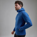 Neptune Blue Montane Men's Fury Lite Hooded Fleece Jacket Model 4 MFULHNEP