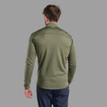 Caper Montane Men's Fury Lite Fleece Jacket Model Back MFULJCAP