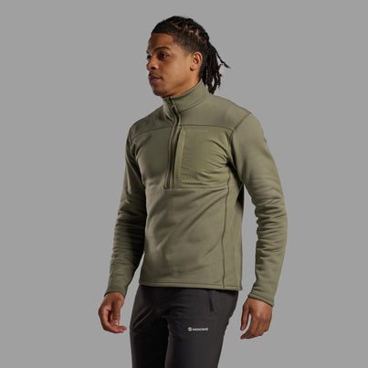 Caper Montane Men's Fury XT Fleece Pull-On Front MFXPOCAP