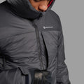Midnight Grey Montane Men's Fortes XT Hooded Insulated Jacket Model 5 MFXTHMNG