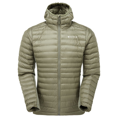 Caper Montane Men's Icarus Lite Hooded Jacket Front MICLHCAP
