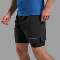 Black Montane Men's Jetstream 5" Trail Running Shorts Model 3 MJSS5BLA