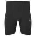 Black Montane Men's Jetstream 5" Trail Running Half Tights Front MJST5BLA