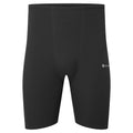 Black Montane Men's Jetstream 7" Trail Running Half Tights Front MJST7BLA