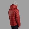 Dark Maple Montane Men's Kamen Hooded Down Jacket Model Back MKAHODAM