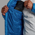Neptune Blue Montane Men's Kamen Hooded Down Jacket Model 3 MKAHONEP