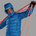 Neptune Blue Montane Men's Kamen Hooded Down Jacket Model 7 MKAHONEP