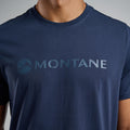 Eclipse Blue Montane Men's Mono Logo T-Shirt Model Front MMLGTECL