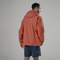 Lava Montane Men's Minimus Lite Waterproof Jacket Model Back MMLIJLAV
