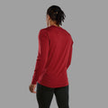 Dark Maple Montane Men's Malli Long Sleeve Merino T-Shirt Model Back MMLSTDAM