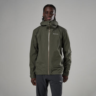 Moss Montane Men's Norste XT Waterproof Jacket Front MNXTJMOS