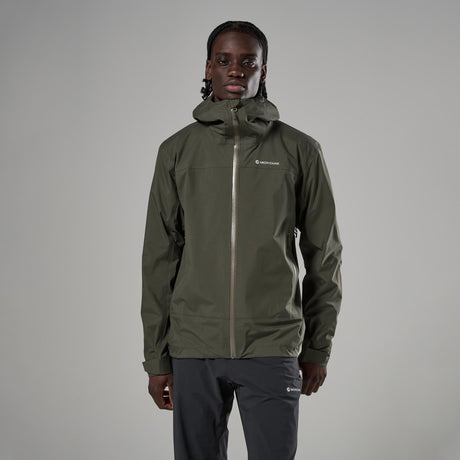 Moss Montane Men's Norste XT Waterproof Jacket Front MNXTJMOS