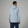 Frost Blue Montane Men's Protium CP Hooded Fleece Jacket Model Back MPCPHFRO