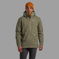 Caper Montane Men's Phase Waterproof Jacket Model Back MPHJACAP