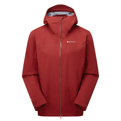 Dark Maple Montane Men's Phase Waterproof Jacket Front MPHJADAM