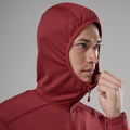 Dark Maple Montane Men's Protium Lite Hooded Fleece Jacket Model 6 MPOLHDAM